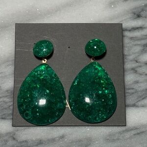 SHASHI Emerald Green Angelina Earrings New